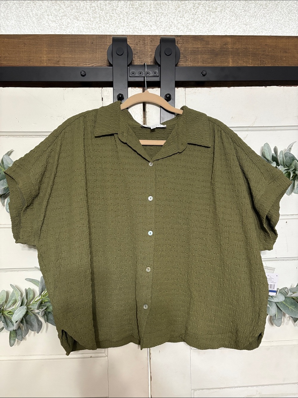NWT Fever Button Up Top